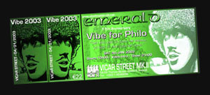 Vibe for Philo 2003 Ticket Artwork