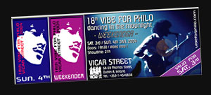 Vibe for Philo 2004 Ticket Artwork